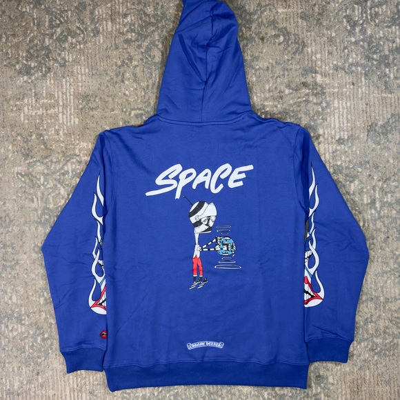 Chrome Hearts Blue Space Hoodie - Picture 2 of 12